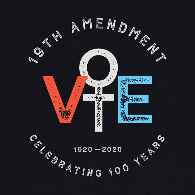 19th Amendment Centennial Logo - Votes Women Suffrage Design by Forest & Outlaw